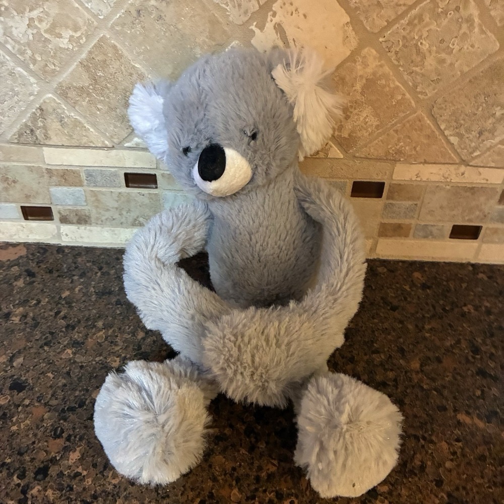Dan Dee Collector's Choice Gray Koala Plush Hanging Hugging Stuffed Animal